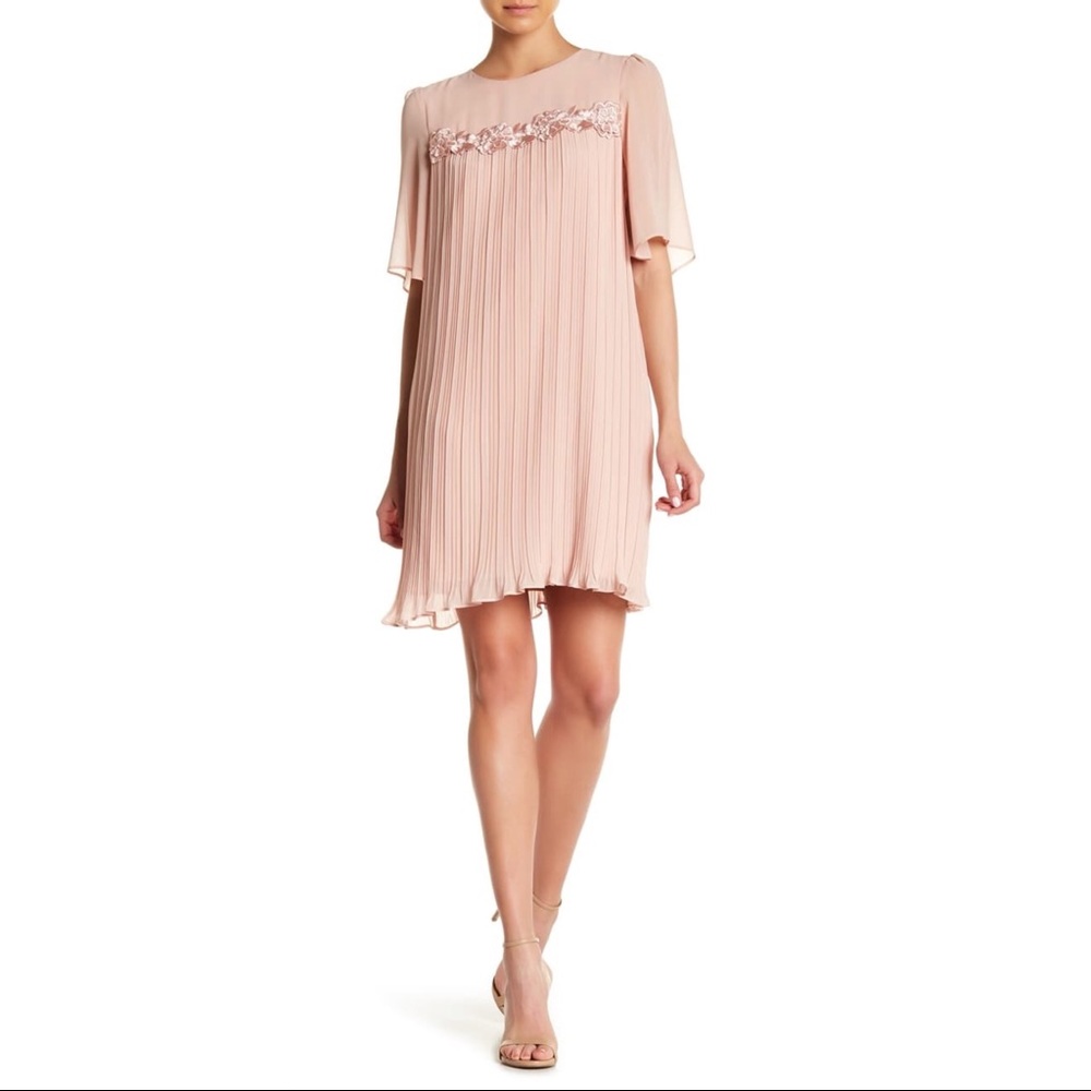 *SOLD* NWT Nanette Lepore Pleated Shift Dress